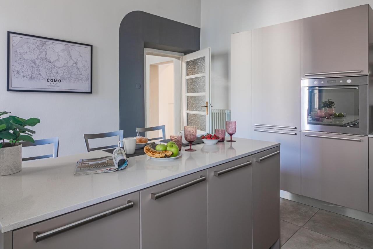 Apartamento 5 Min Historic Center Luxury White Lotus Mansion Como Exterior foto